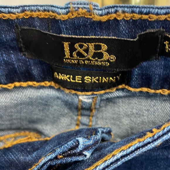 L & B brand distressed jeans, NWT, Plus size 18 - Picture 4 of 6